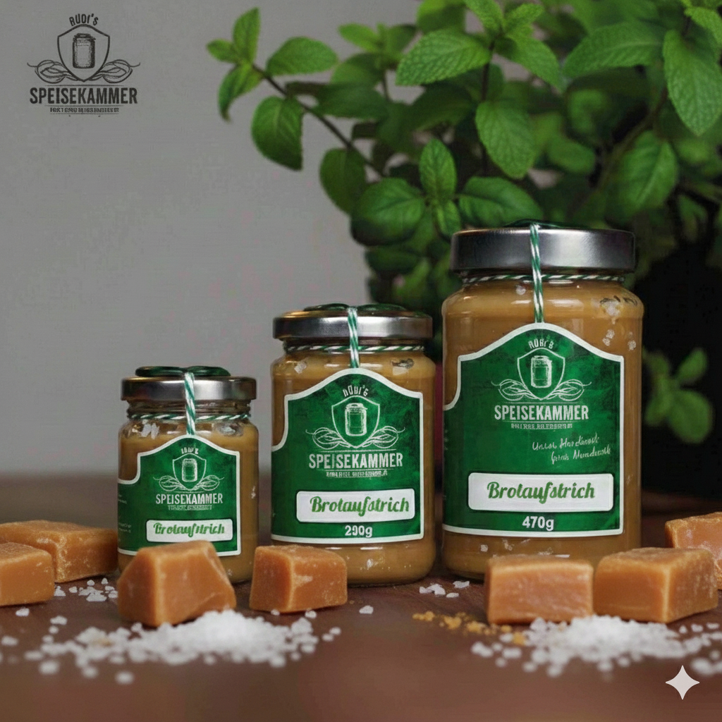 Karamellcreme mit Meersalz