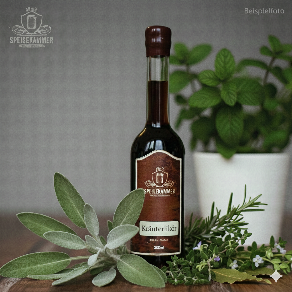 Salbei-Kräuterlikör (Wodka-Basis) 30%Vol. Alkohol - 200ml