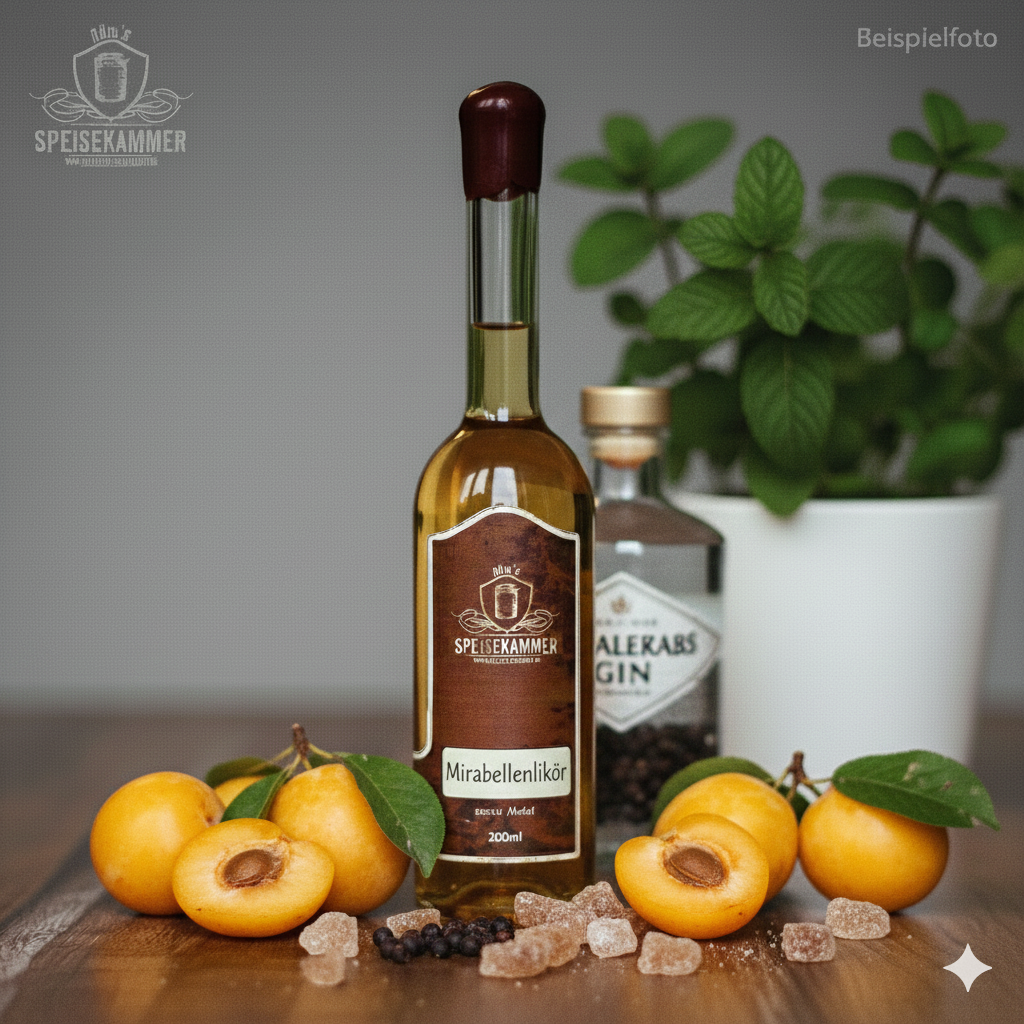 Mirabellenlikör (Gin-Basis) 29%Vol. Alkohol - 200ml