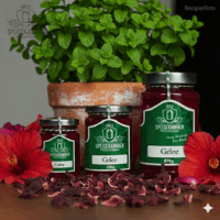 Rosen-Hibiskus-Gelee