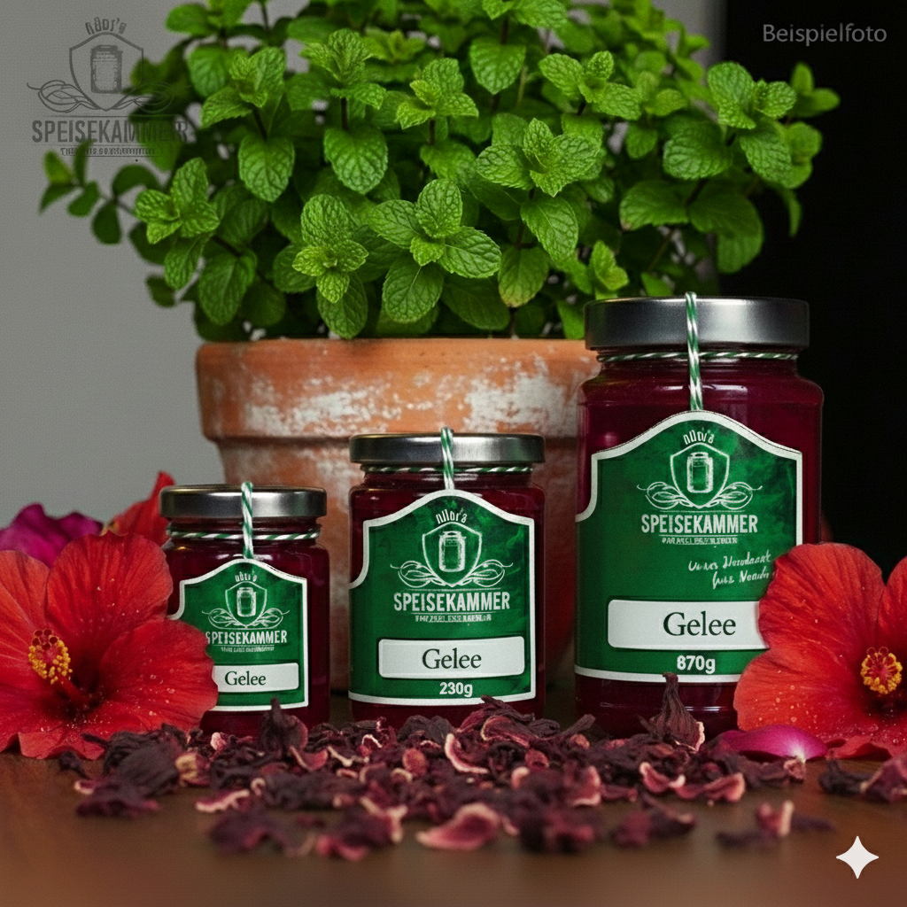 Rosen-Hibiskus-Gelee