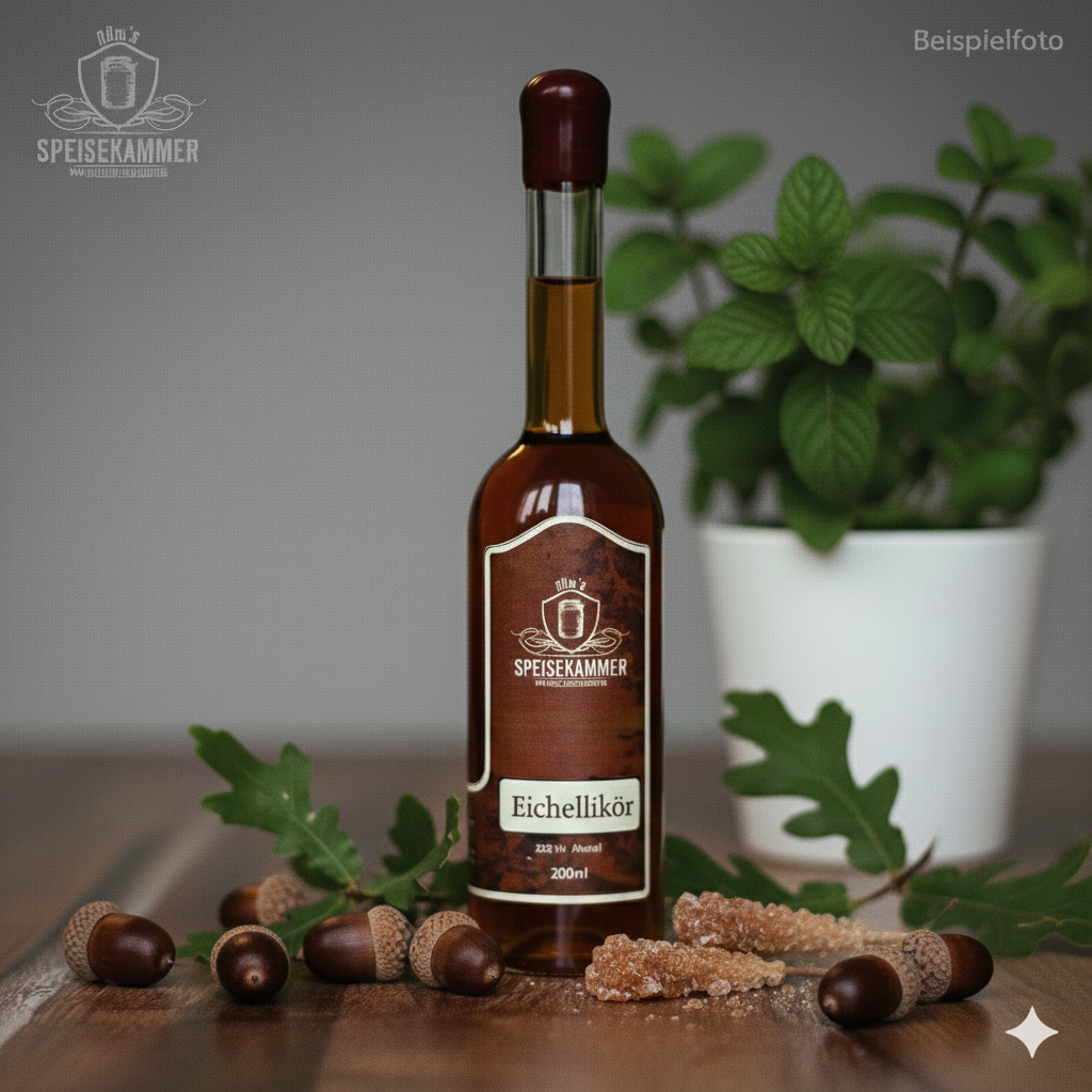 Eichel-Likör (Weizenfeindestillat-Basis) 20%Vol. Alkohol