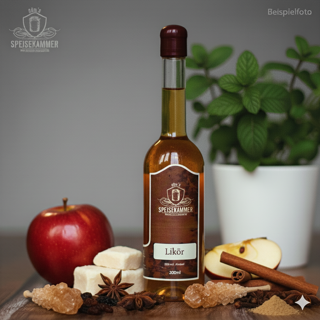 Bratapfel-Likör (Rum-Basis) 16% Vol. Alkohol - 200ml