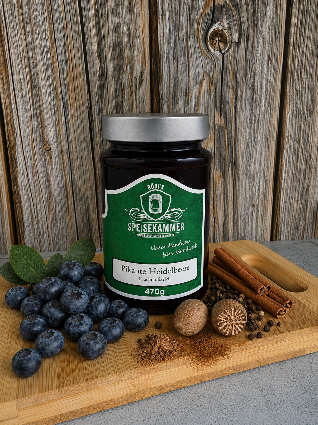 Pikante Heidelbeere 470g