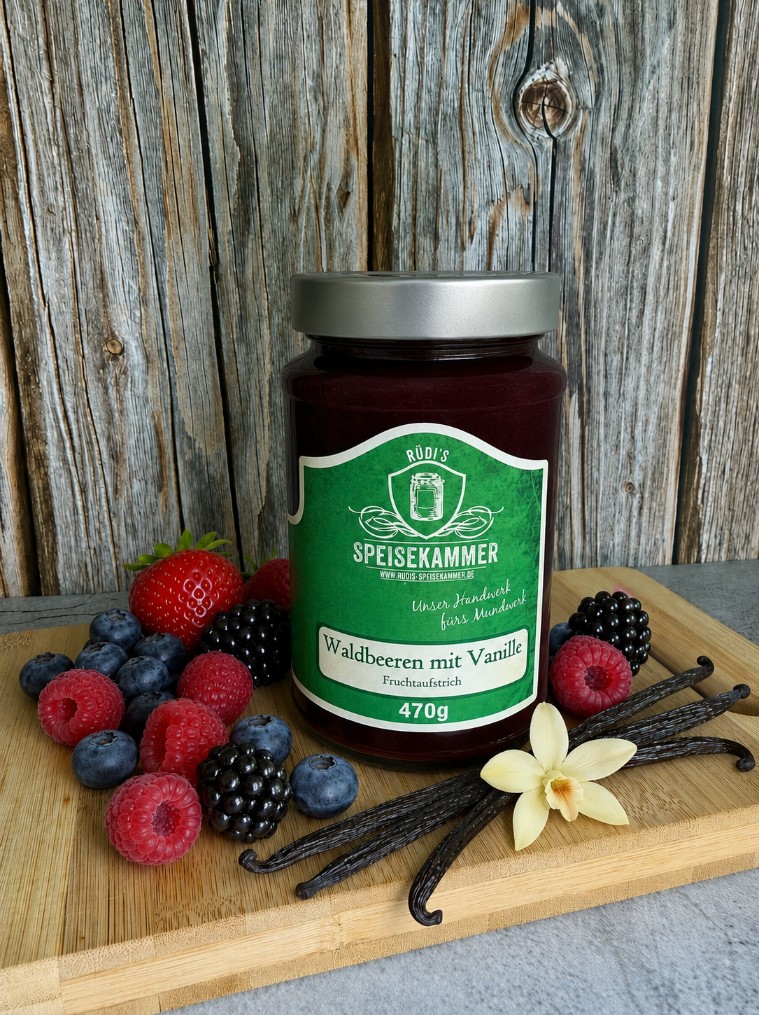 Waldbeeren mit Vanille 470g