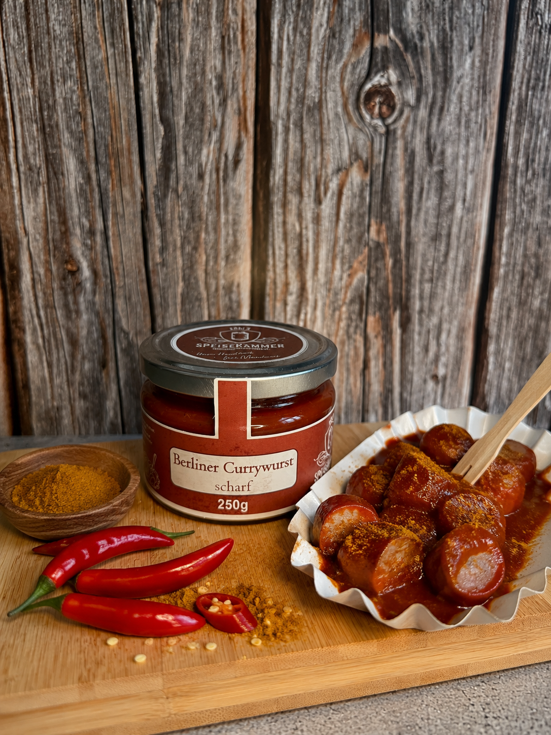 Berliner Currywurst scharf 250g