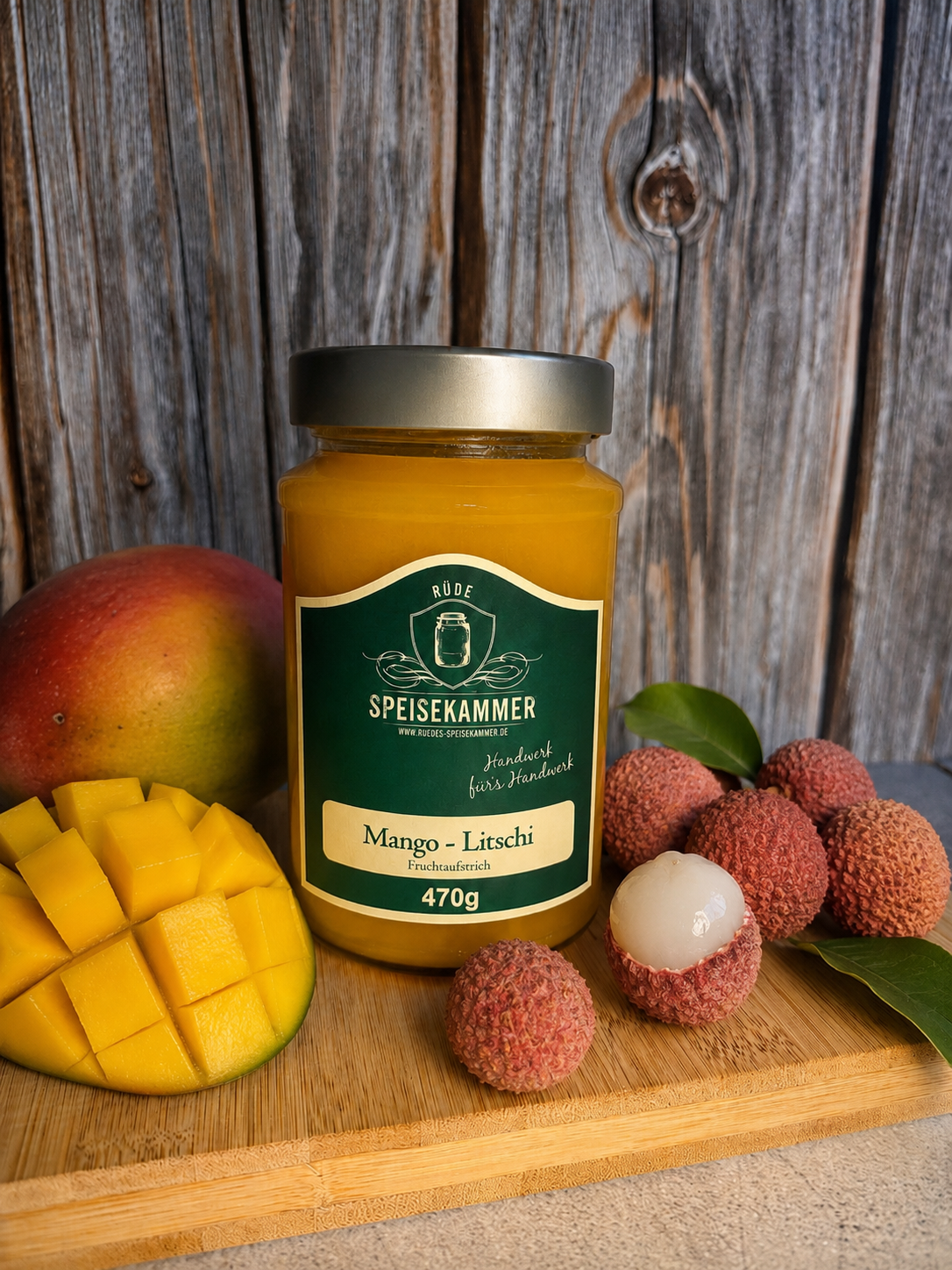 Fruchtaufstrich - Mango-Litschi 470g
