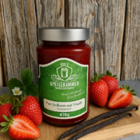Fruchtaufstrich - Pure Erdbeere mit Vanille 470g