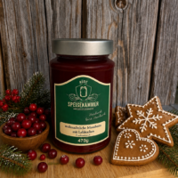 Fruchtaufstrich - weihnachtliche Moosbeere mit Lebkuchen 470g
